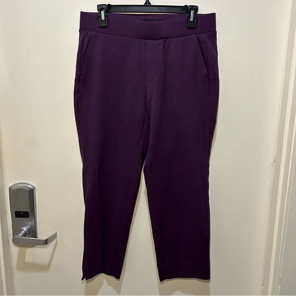 Torrid Purple Front Pocket Elastic Waist Dress Pants Size 10 - Picture 1 of 8